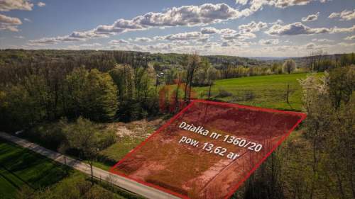 Działka budowlana, WZ, 13,62 ar, Chmielnik