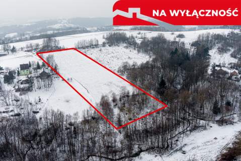 Działka rolna 1,27 h Siedliska, piękny widok