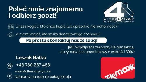 Piaski Wielkie, 2 pokoje, 27,86 m2, balkon 11m2