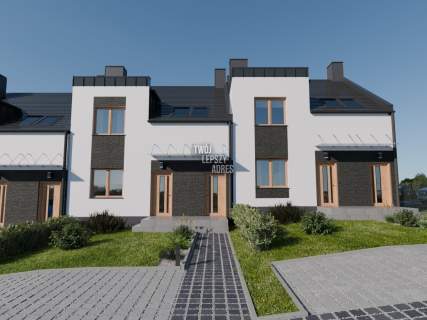 NOWE -3 pok. mieszkania, parter 63 m2, duży ogród 