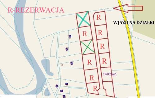Działka budowlana na sprzedaż, 1487 m2, Ptaki
