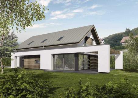 Nowoczesny dom w Beskidach 198m2