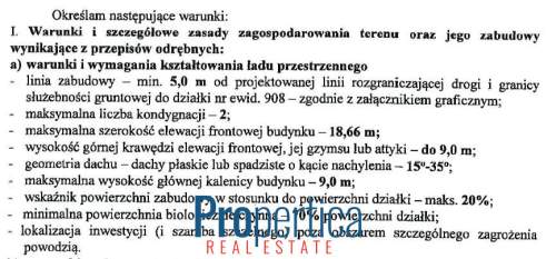 Działka z projektem na Rezydencje / Bliźniaka