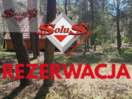 Przestronna działka leśna z zabudową