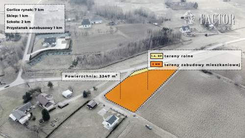Działka budowlana 20 a na Polesiu Dominikowice 1182S