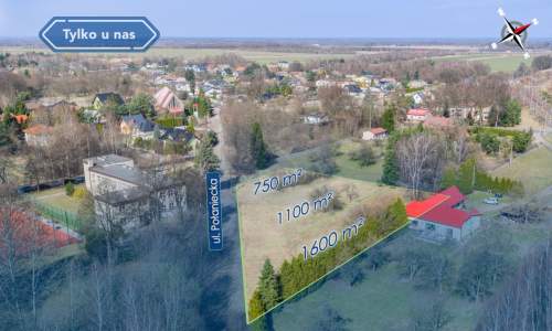 Działka pod dom/usługi 750 m w Wyczerpach