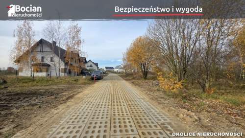 Uzbrojona działka na spokojnym osiedlu w Juszkowie