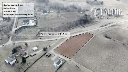 Działka budowlana 20 a na Polesiu Dominikowice 1182S