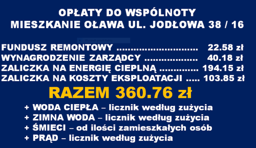 Oława 2 pokoje-kuchnia-II piętro-45,15 m2-balkon-winda