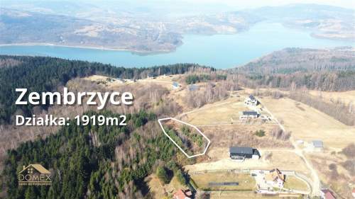 Działka przy lesie Zembrzyce 1919m cisza i natura