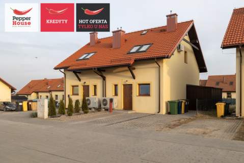 Bliźniak dla rodziny, z dużym ogródkiem