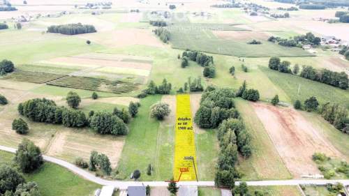 Działka budowlana z WZ 1900m2 Ostrownica