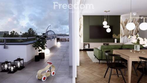 Apartament na ostatnim piętrze z dużym tarasem