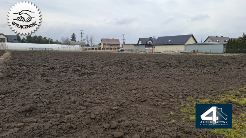 Działka budowlana z mpzp 8,92 a Pobiednik