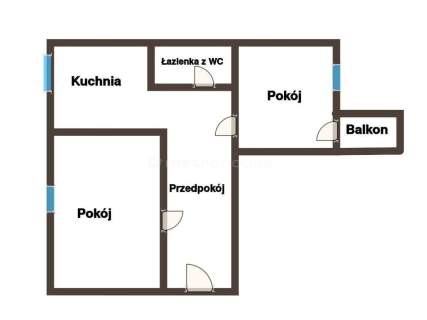 2 pokoje z balkonem, 900 m od morza. SPRAWDŹ 