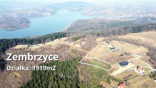 Działka przy lesie Zembrzyce 1919m cisza i natura