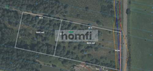 Działki budowlane 3101m2 lub 5031m2 w Zaborowie