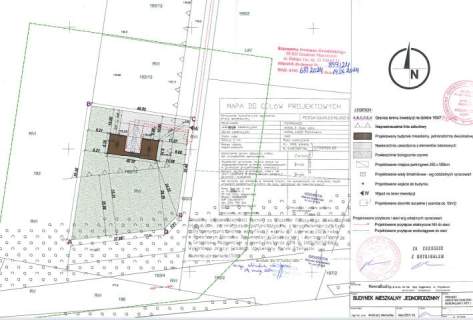 Działka z POZWOLENIEM na BUDOWĘ i PROJEKTEM na 2 DOMY po 88m2