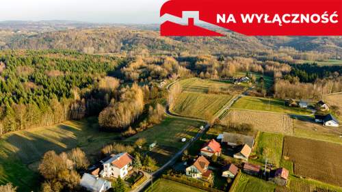 Działka budowlana Tuchów 18 ar, widokowa