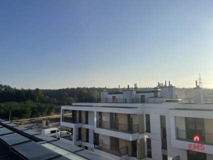 Apartament z antresolą i tarasem na dachu .