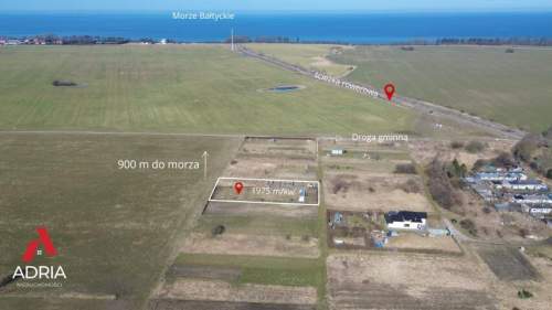 Działka budowlana z rozpoczętą budową - 900 m od morza Gąski