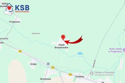 Dom 108,1m2 działka 1292m2 Piaski Brzóstowskie