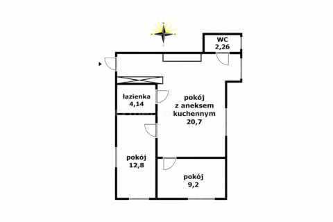 Mieszkanie 49 m po remoncie, blisko gór