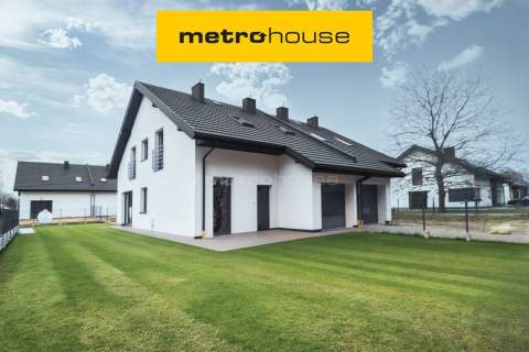 Bliźniak z garażem 120 m2 działka 500 m2 ogród