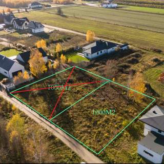  Atrakcyjna działka z WZ 1000m2, Sobolewo 