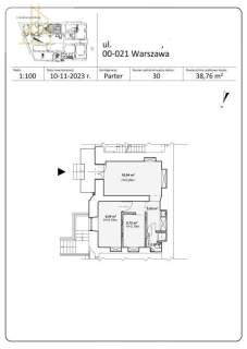 Biuro do wynajęcia, 38,76 m2, Warszawa