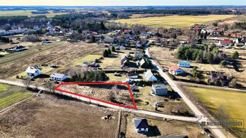 Działka budowlana 1940m2 media asfalt Turowo