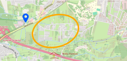 Kraków, Podgórze, Skotniki, budynek Usługowy, wolnostojący,16a