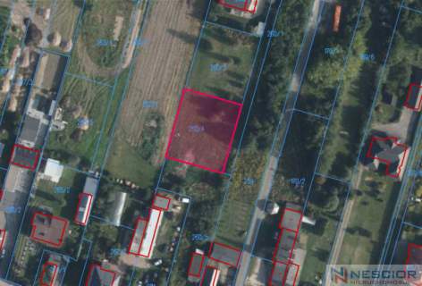 Działka budowlana 860 m2 - Grabianów
