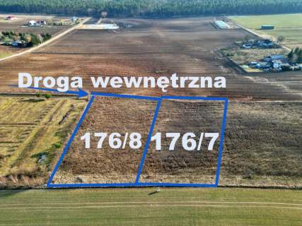 Działka z wodą prądem , warunkami i KW Pruska Łąka