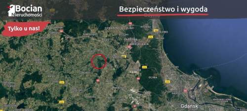 Działka w pierwszej linii od Jeziora Tuchomskiego
