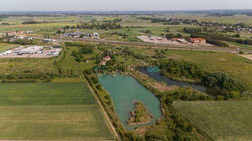 Atrakcyjna działka przy s8 ze stawem, 6ha