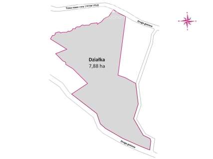 Działka 7,88 ha z MPZP Błażowa, Podkarpacie