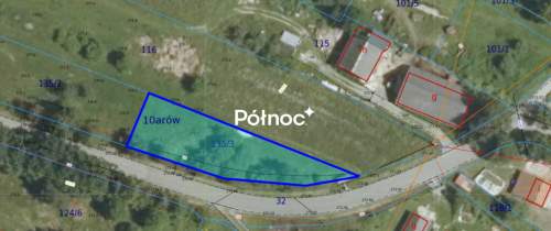 Łomna działka budowlana 10 arów