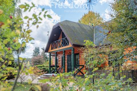 Piękny dom z bala na działce 6900m2 obok Warszawy