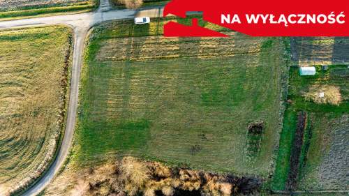 Działka budowlana 18 ar Tuchów, widokowa