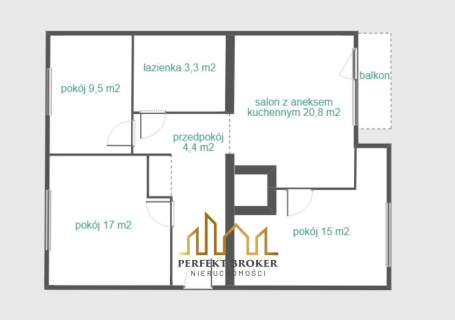 4 pokoje w centrum po remoncie 70m