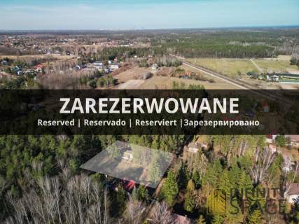Piękna działka 2100m2 MPZP k. Zalesia Górnego