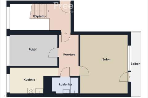 2 pokoje balkon niski blok ul. Sułkowskiego