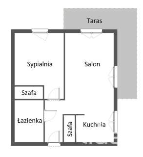 Apartament z miejscem postojowym, taras.