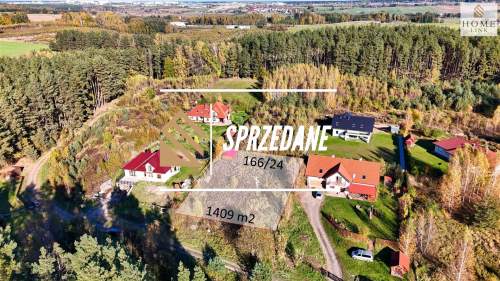 Działka z mediami w otulinie lasu - Dorotowo