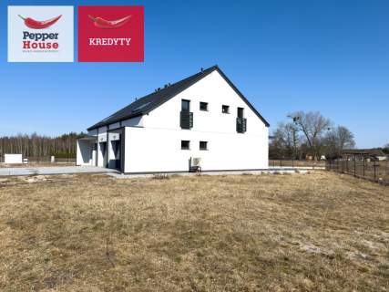 Nowoczesny bliźniak 140 m2 Przyłęki Działka 700m2