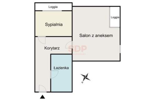 2 pokoje gotowe do wprowadzenia Plac Szembeka 40,98 m2 nowe