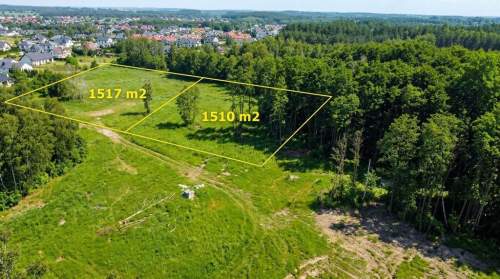Działka budowlana 1510m2 MPZP Opypy
