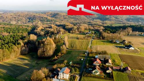 Działka budowlana 18 ar Tuchów, widokowa