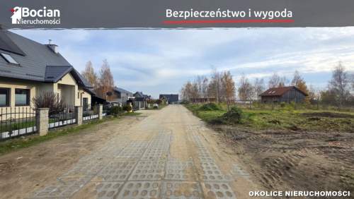 Uzbrojona działka na spokojnym osiedlu w Juszkowie